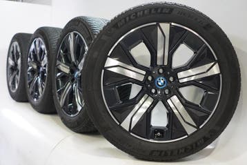 BMW iX i20 1010 21 inch velgen Michelin Winterbanden Origine, Gebruikt, Velg(en), 21 inch, Winterbanden