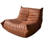 Togo Fauteuil Perzikbruin Van Michel Ducaroy, Ophalen of Verzenden, Zo goed als nieuw, Modern