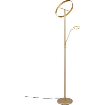Vloerlamp - Dimbaar - 1-lichts - Chroom, 100 tot 150 cm, Nieuw, Overige fittingen, Ophalen of Verzenden