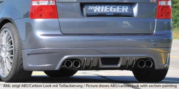 Rieger achteraanzetstuk | Touran (1T): 03.03-10.06 (tot Face, Verzenden, Nieuw, Volkswagen