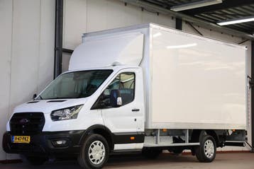 Ford Transit 2.0 TDCI BAKWAGEN MEUBELBAK LAADKLEP EURO 6, Stof, Gebruikt, Euro 6, Wit