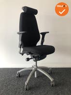 RH Logic 400 - Nieuwe zwarte stoffering  - Met hoofdsteun -, Werkplek, Ophalen of Verzenden, Gebruikt, Stoel