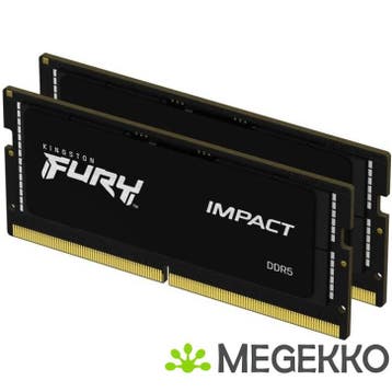 Kingston DDR5 SODIMM FURY Impact 2x32GB 5600, Computers en Software, Verzenden, Nieuw