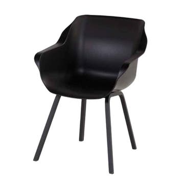 Hartman Sophie Element dining stoel Carbon Black -, Nieuw