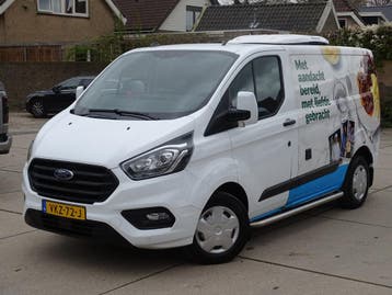 Ford Transit Custom L1H1 Dag/nacht Koel-vriestransport, Stof, Gebruikt, Wit, Dealer onderhouden