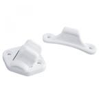 Deurvanger 2-delig Beweegbaar Wit 3mm, Ophalen of Verzenden, Nieuw