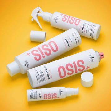 Schwarzkopf OSiS+ Smooth & Shine Super Shield Protection, Ophalen of Verzenden, Nieuw, Gel, Wax, Haarlak of Mousse