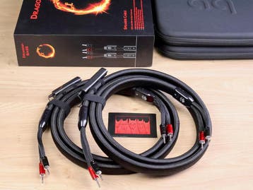AudioQuest Dragon BASS high end audio speaker cables 2,5 met, Ophalen of Verzenden, Gebruikt, Overige kabels