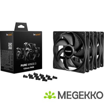 Be quiet! Pure Wings 3 120 mm PWM Triple Pack, Computers en Software, Computerkoelers, Verzenden, Nieuw
