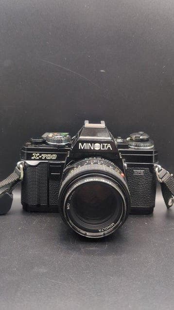 Minolta X-700 + MD 1,4/50mm + acc. | Analoge camera, Nieuw