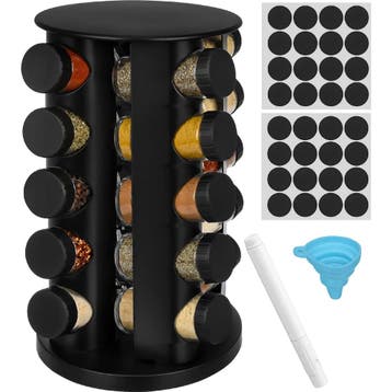 Ruhhy Kruidenpotjesset 20 stuks met 360° draaibare houder.., Ophalen of Verzenden, Nieuw