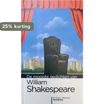 De mooiste gedichten van William Shakespeare / De, Verzenden, Zo goed als nieuw, William Shakespeare
