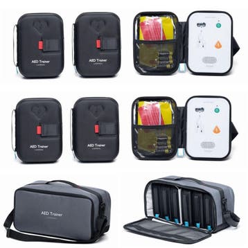 Laerdal AED Trainers met hoes en draagtas (6 stuks), Nieuw
