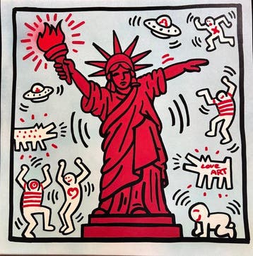 MEDSAN - Radiant Liberty - 100% PAINTING - UNIQUE WORK