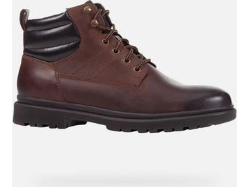 GEOX U ANDALO - Chelsea boots - Leer - DK Coffee - Maat 43, Verzenden, Zo goed als nieuw