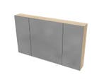 Spiegelkast 120 × 70 × 15 cm – 3 Deuren (Asymmetrisch) |, Ophalen of Verzenden, Nieuw, Bad