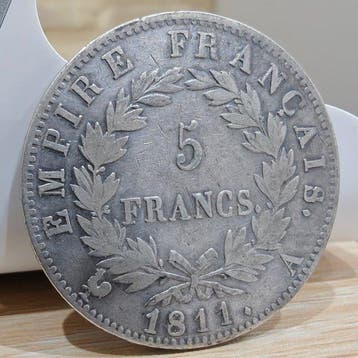 Frankrijk. Napoléon I (1804-1814). 5 Francs 1811-A, Paris