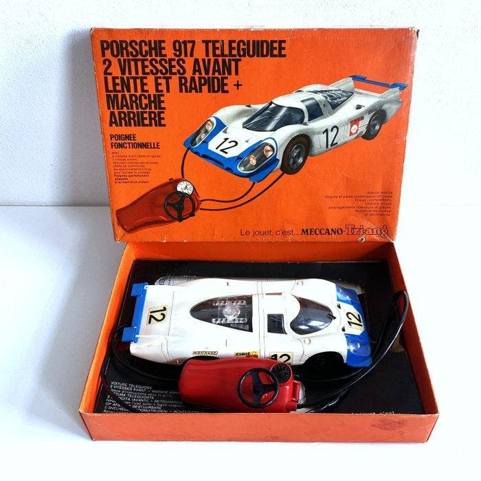 1:24 - Modelauto - Meccano – Triang Porsche 917, Antiek en Kunst, Antiek | Speelgoed