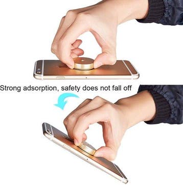 Telefoonhouder auto – Magnetische houder 360° draaibaar –, Ophalen of Verzenden, Nieuw
