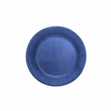 Bordjes Donker Blauw 18cm (20st), Ophalen of Verzenden, Nieuw