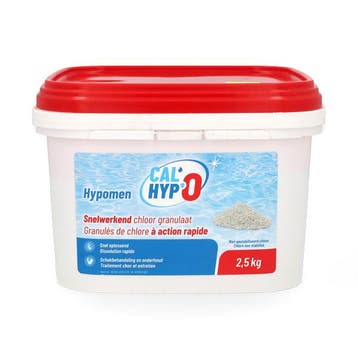 Chloorgranulaat | Hypomen | Snel oplosbaar (2.5 kg), Verzenden, Nieuw