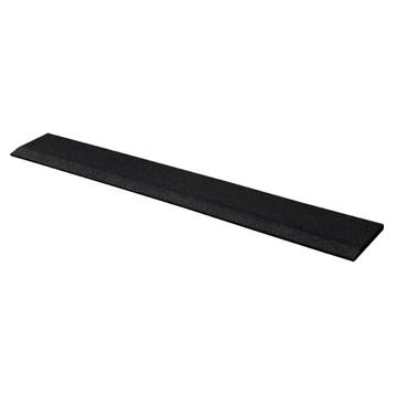 Rubber rand sportvloer - 108x16 cm - 15 mm dik - Zwart, Verzenden, Nieuw