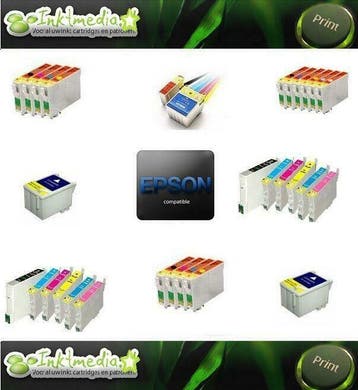 INKTMEDIA DE GOEDKOOPSTE inkt cartridges altenatief  Epson, Ophalen of Verzenden, Nieuw, Fotoprinter, Draadloos