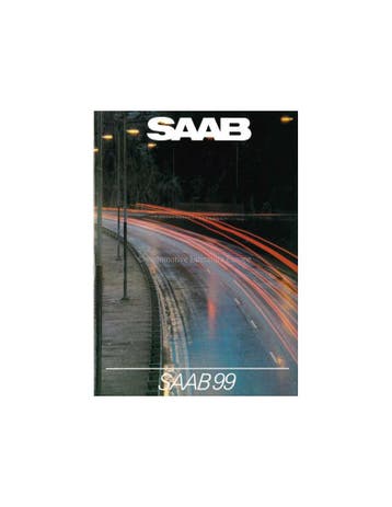 1983 SAAB 99 BROCHURE NEDERLANDS, Nieuw, Author