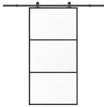 vidaXL Schuifdeur met beslagset 102x205 cm aluminium en, Verzenden, Nieuw