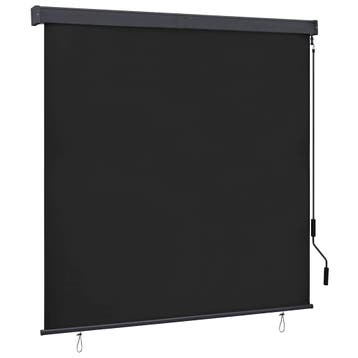 vidaXL Rolgordijn voor buiten 160x250 cm antraciet, Huis en Inrichting, Verzenden, Nieuw