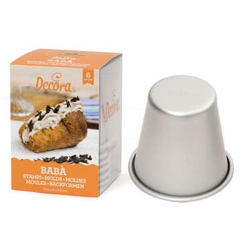 Bakvormen Baba Ø6xØ4x6(h)cm (6 stuks), Verzenden, Nieuw