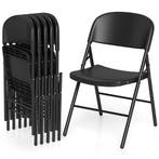 LIVSK Opvouwbare Balkonstoelen - Kunststof - Klapstoelen - R, Verzenden, Nieuw