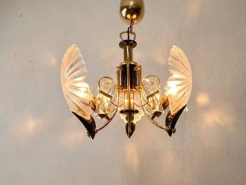 Plafondlamp - Vintage plafondlamp in Art Deco / Hollywood