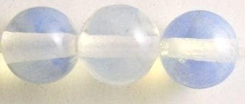 10 x  glaskraal van opalite 6mm gat: 0,8mm Lavenderblush, Ophalen of Verzenden, Nieuw, Kraal