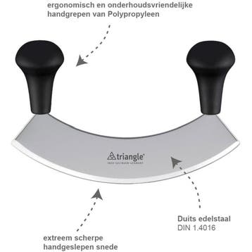 Triangle 14cm Enkel Wiegemes – Duitse Precisie – Ergonom, Ophalen of Verzenden, Nieuw