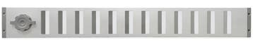 Aluminium afsluitbaar schuifrooster opbouw 750 x 90mm - ALU, Verzenden, Nieuw
