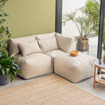 Zitzak Sofa Outdoor Woven All-Season - 3-delig, Verzenden, Nieuw