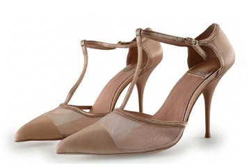 Jeffrey Campbell Pumps in maat 40 Beige, Kleding | Dames, Pumps, Verzenden, Beige, Zo goed als nieuw