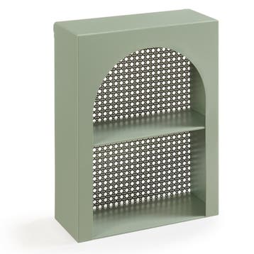 Wandrek Jäller 40x30x13 cm groen [en.casa], Huis en Inrichting, Woonaccessoires | Wandplanken en Boekenplanken, Verzenden, Nieuw