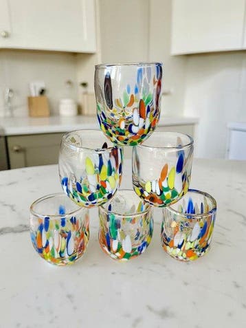 MurArt - MurArt - Drinkset (6) - Glas - Murrine Millefiori