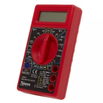 Benson Digitale multimeter - 19 meetbereiken - Universeel..., Ophalen of Verzenden, Nieuw