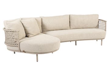 4 Seasons Outdoor Sardinia chaise loungebank latte |, Ophalen of Verzenden, Nieuw