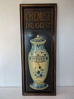 Wanddecoratie - Enseigne de pharmacie ancienne – “Chemist, Antiek en Kunst
