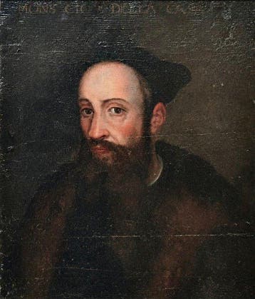 Italiaanse school (XVI) - Ritratto di Monsignor Giovanni, Antiek en Kunst