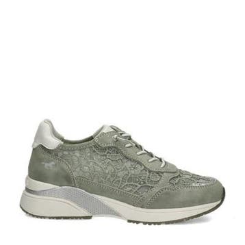 Mustang lage sneakers voor dames in het Groen, Verzenden, Nieuw, Sneakers of Gympen, Mustang