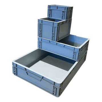 40x30x17cm 40x30x27cm Kratten stapebak eurobox kunststof bak, Minder dan 50 cm, Ophalen of Verzenden, Minder dan 40 cm, Krat