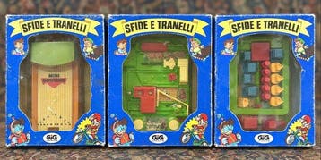 Gig - Speelgoed Sfide e Tranelli – Lotto di 3 Giochi Vintage