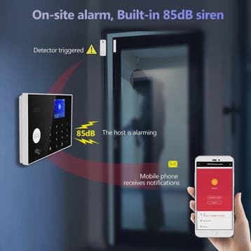 KERUI WIFI GSM Alarm Systeem met Tuya Smart App - Slimme Bev, Verzenden, Nieuw