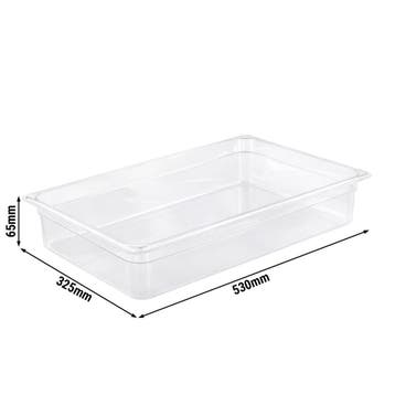 GGM Gastro | (6 stuks) Polycarbonaat GN-bak GN 1/1 - |, Verzenden