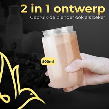 Blender To Go Swissl Draadloze Smoothie Maker - Draagbare, Ophalen of Verzenden, Zo goed als nieuw
